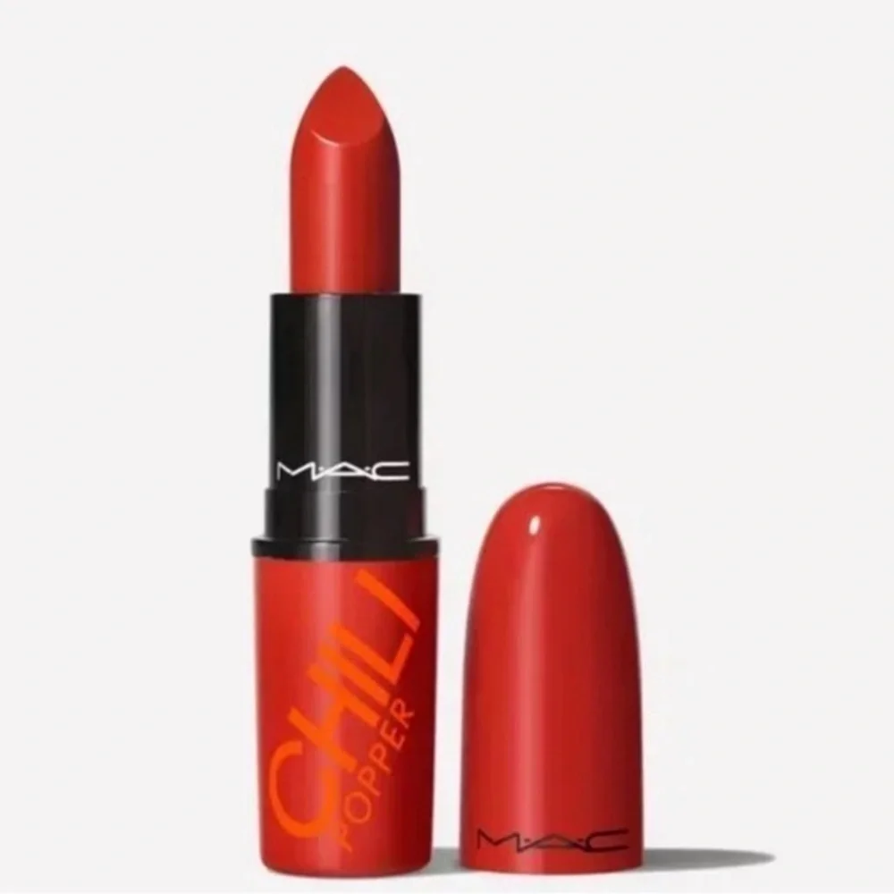 MAC Lustreglass Lipstick in Chili Popper